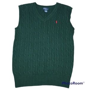 Polo by Ralph Lauren Cable-Knit Sleeveless Sweater Vest